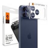 Folie de protectie Camera Spate Spigen GlastR EZ FIT Optik Pro XL pentru Apple iPhone 17 Pro, Sticla Securizata, Albastra AGL10646