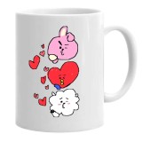 Cana alba personalizata kpop bt21, INOVATIX&reg;. 330 ml, Oem