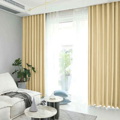 Draperie din catifea blackout cu rejansa transparenta cu ate pentru galerie, Madison, 150x220 cm, densitate 700 g/ml, Deep Champagne, 1 buc foto
