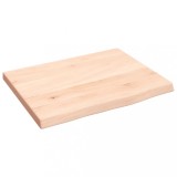 Cumpara ieftin Polita de perete, 40x30x2 cm, lemn masiv de stejar netratat