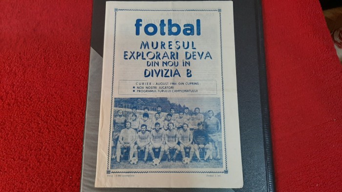 Curier sportiv Muresul Explorari Deva 1984