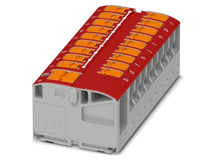 Conector de șină 24A 450V