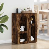 vidaXL Bufet Stejar fumuriu 59 x 35 x 80.5 cm Lemn compozit 891319