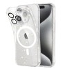 Husa sclipici iPhone 15 Pro Max Techsuit SparkleSkin MagSafe, transparenta
