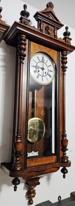Ceas de perete cu pendula anii 1890 -1900