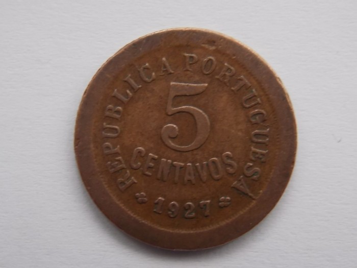 5 CENTAVOS 1927 PORTUGALIA