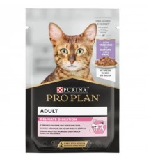 Hrana umeda pentru pisici Pro Plan Delicate Nutrisavour cu curcan in sos 85 gr