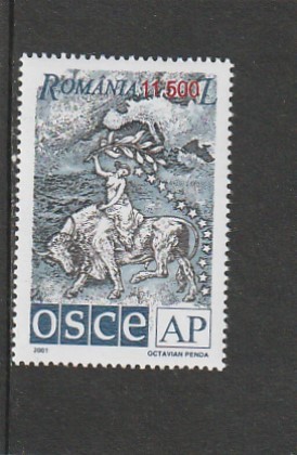 ROMANIA 2001 LP 1552 O.S.C.E. MNH NESTAMPILAT