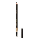 Creion pentru sprancene cu periuta Paese Powder Brow Pencil, 1.19g - 300 Soft Black