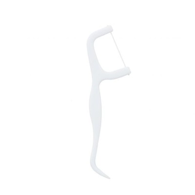 Set 10 x ata dentara tip scobitoare, 24 bucati set, alb foto