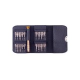 Cumpara ieftin Set surubelnite 25 in 1, Trusa portofel, Otel, 20 x 10.3 cm