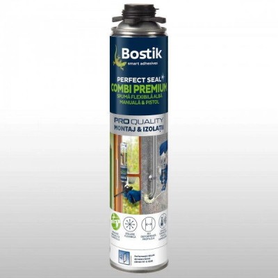 Bostik Spuma pu combi premium alb 750ml perfect Seal foto