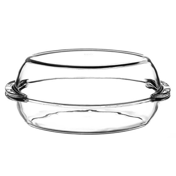 Tava de copt din sticla Orion cu capac, 2in1, 34x19,5 cm Handy KitchenServ