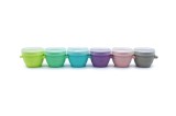 SET 6 RECIPIENTE SILICON SNAP&amp;GO, MELII, 59 ML