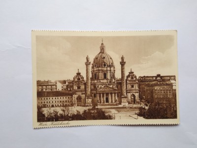 CARTE POSTALA &amp;quot;WIEN KARTSKIRCHE&amp;quot; foto