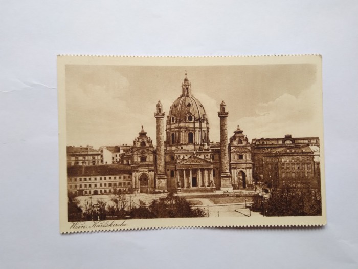 CARTE POSTALA &quot;WIEN KARTSKIRCHE&quot;