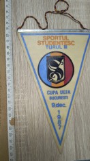 FANION FOTBAL - SPORTUL STUDENTESC -HELLAS VERONA 9 DEC 1987