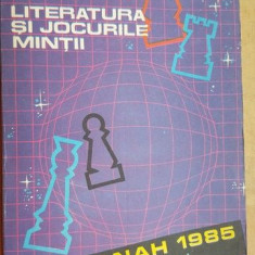 Literatura si jocurile mintii Alomanah 1985 Planeta sah
