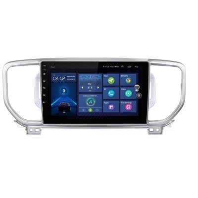 Navigatie Auto Multimedia cu GPS KIA Sportage (2016 +), 4 GB RAM + 64 GB ROM, Slot Sim 4G pentru Internet, Carplay, Android, Aplicatii, USB, Wi-Fi, Bl foto