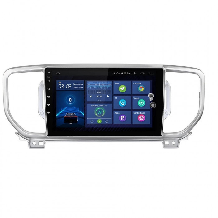Navigatie Auto Multimedia cu GPS Kia Sportage (2016 +), Android, Display 9 inch, 2GB RAM +32 GB ROM, Internet, 4G, Aplicatii, Waze, Wi-Fi, USB, Blueto