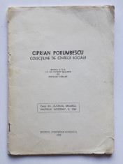 Ciprian Porumbescu - Colectiune De Cantece Sociale - Extras Din Anuarul Muzeului foto