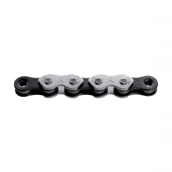 Lant 1/2&quot;X1/8 K1 BMX, 110 zale, 1 viteza, culoare argintiu/negru Cod:525240930RM
