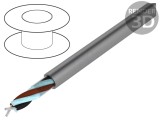 Cablu neecranat Pro-Tekt 2x24AWG 50m 300V Cu litat