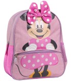 Rucsac Copii Minnie Mouse cu Funda, Brand Cerda, V&acirc;rstă 3-6 Ani, Poliester, Dimensiuni 26x32x10 cm