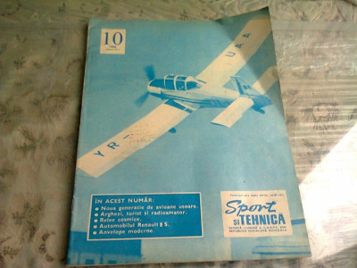 REVISTA SPORT SI TEHNICA NR.10/1968 foto