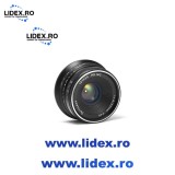 Obiectiv manual 7Artisans 25mm F1.8 negru pentru FujiFilm FX-mount