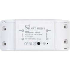 Releu inteligent SafeHome WiFi, 10A, comanda prin internet, aplicatie de mobil Tuya Smart, Alexa si Google Assistant