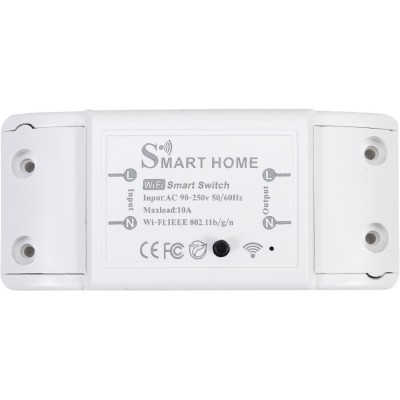 Releu inteligent SafeHome WiFi, 10A, comanda prin internet, aplicatie de mobil Tuya Smart, Alexa si Google Assistant foto
