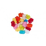 Nasturi fluturi pentru activitati crafts,multicolor,1 cm, 20 bucati set