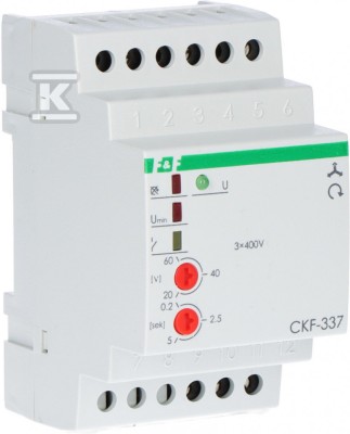 Releu Monitorizare Tensiune DIN SPDT CKF-337 foto