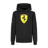 Ferrari hanorac cu glugă pentru copii Shield black F1 Team 2025 - 128 cm (dětsk&eacute;)