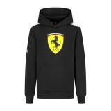 Ferrari hanorac cu glugă pentru copii Shield black F1 Team 2025 - 152 cm (dětsk&eacute;)