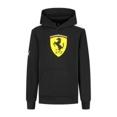 Ferrari hanorac cu glugă pentru copii Shield black F1 Team 2025 - 164 cm (dětsk&eacute;)