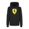 Ferrari hanorac cu glugă pentru copii Shield black F1 Team 2025 - 128 cm (dětsk&eacute;)