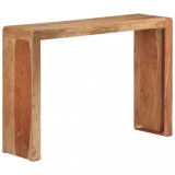 vidaXL Masă consolă, 110x30x76 cm, lemn masiv de acacia