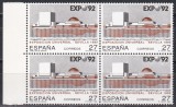 Spania 1992 - EXPO Mondială &#039;92, Sevilla, Bloc de 4, MNH, Nestampilat