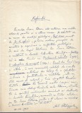 A3239N Document scris și semnat olograf de Alexandru A Philippide referitor la Ioana Petrescu, 1963