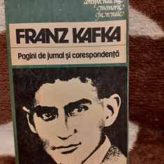 PAGINI DE JURNAL SI CORESPONDENTA-FRANK KAFKA