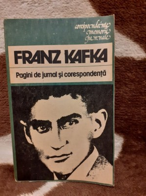 PAGINI DE JURNAL SI CORESPONDENTA-FRANK KAFKA foto