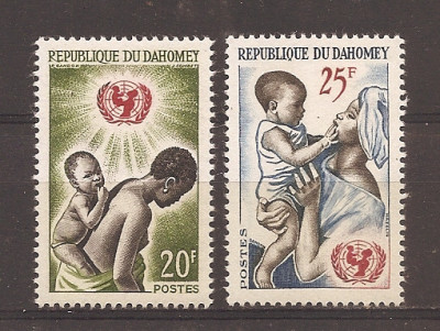 Dahomey 1964 - A 18-a aniversare a UNICEF, MNH foto