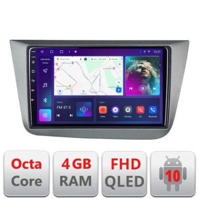 Navigatie Seat Leon 2005-2012 B-leon05 Android Ecran QLED octa core 4+64 carplay android auto kit-leon5+EDT-E309V3 CarStore Technology foto
