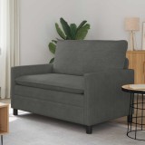 vidaXL Canapea Gri &icirc;nchis 126 x 81 x 87,5 cm Țesătură 42028814