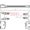 Conducta / cablu frana FORD TRANSIT bus (FD, FB, FS, FZ, FC) (2000 - 2006) METZGER 4112543