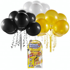 BUNCH O BALLOONS PARTY BALLOONS SET REFILL NEGRU/AURIU/ALB foto