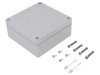 Carcasa universala SPELSBERG ABS gri IP67 IK07, Dimensiuni 122x124x55mm