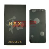 Display LCD Touchscreen cu Rama Apple iPhone X, Negru, AMOLED HE-X